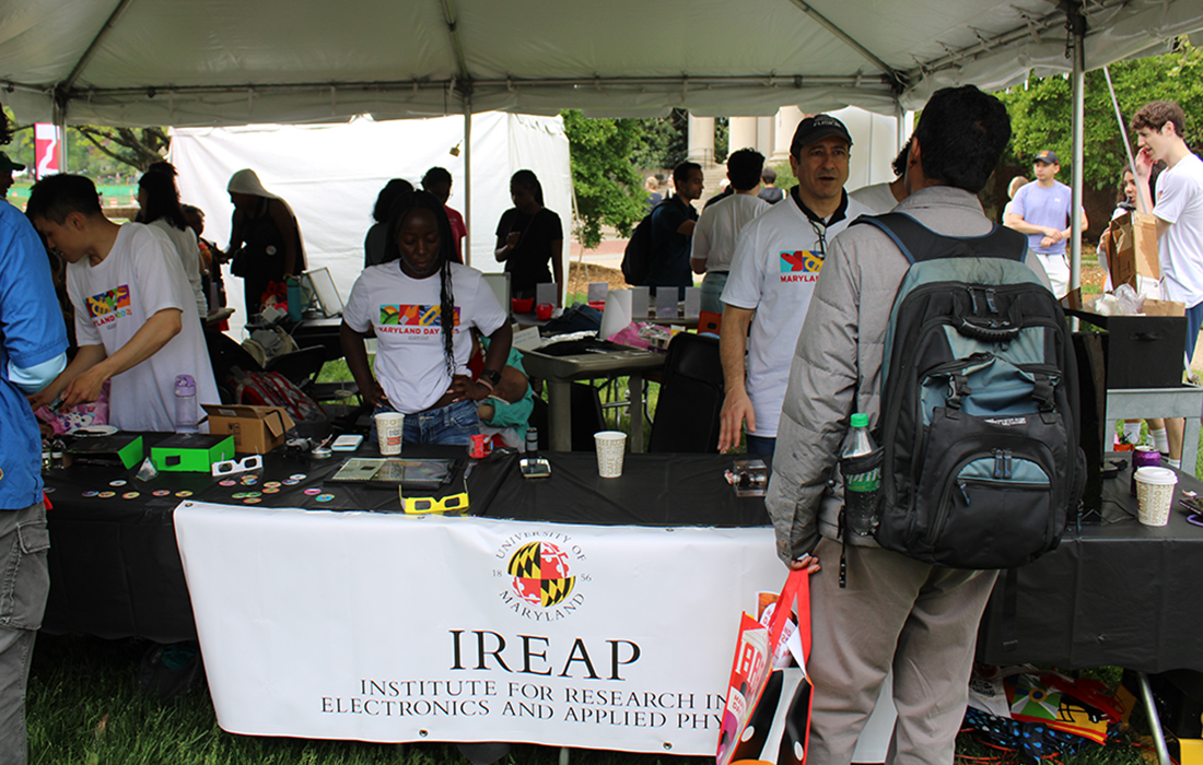 Setting up for Maryland  day 2025